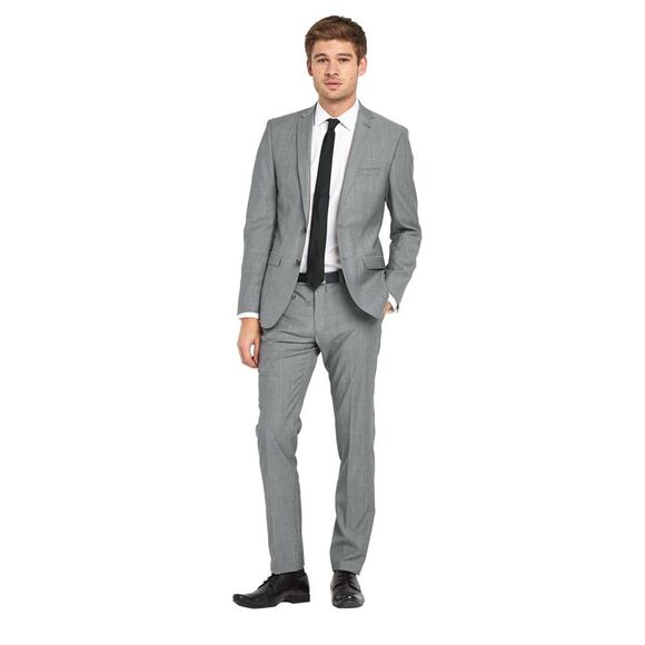 Ben Sherman Notch Lapel Two Button Wool Blazer - Picture 1 of 8